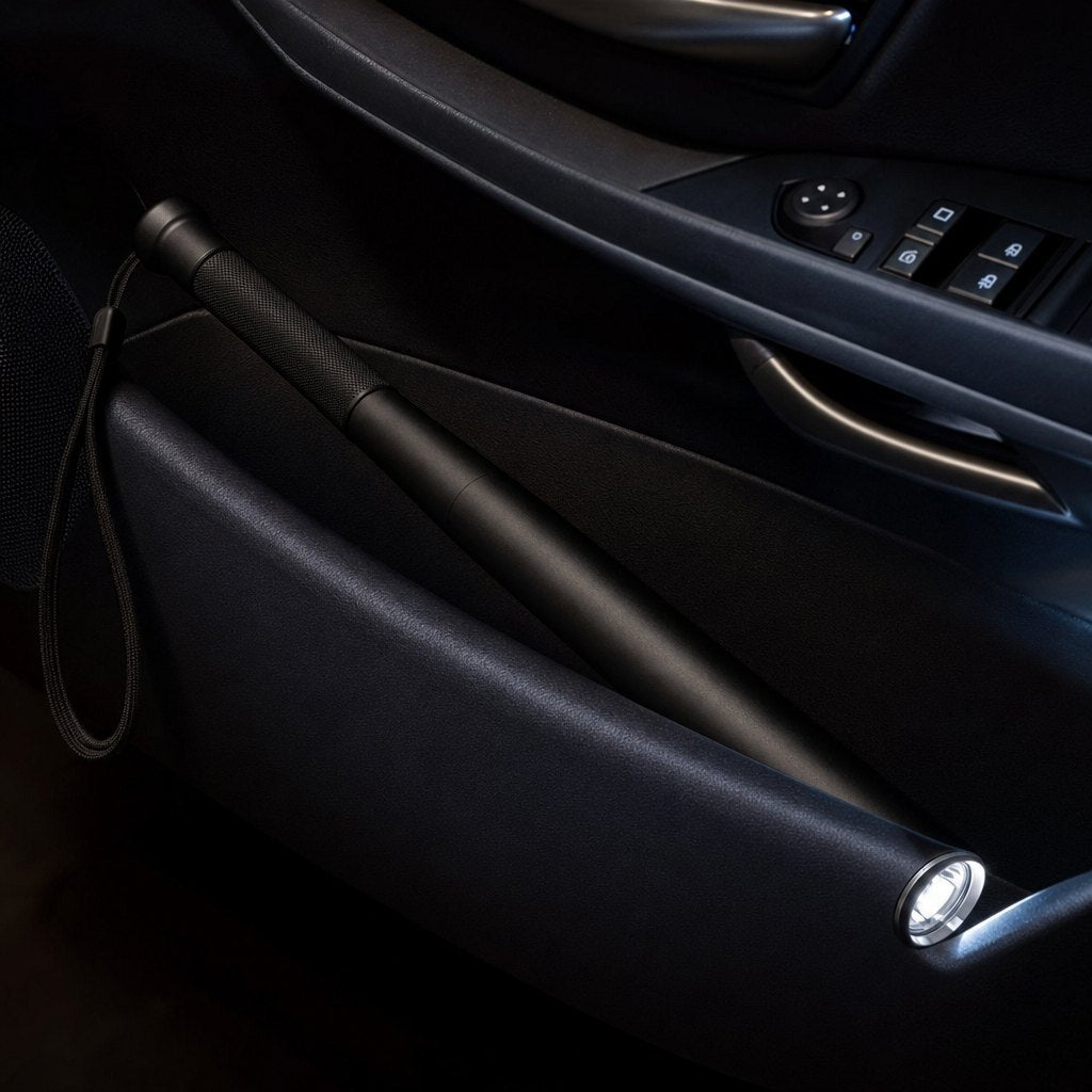 Safe Steps in a car door pocket